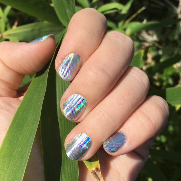 🪩 Full Sheet of Holographic Trance Queen Jamberry Nail Wrap Sheet - Picture 8 of 9